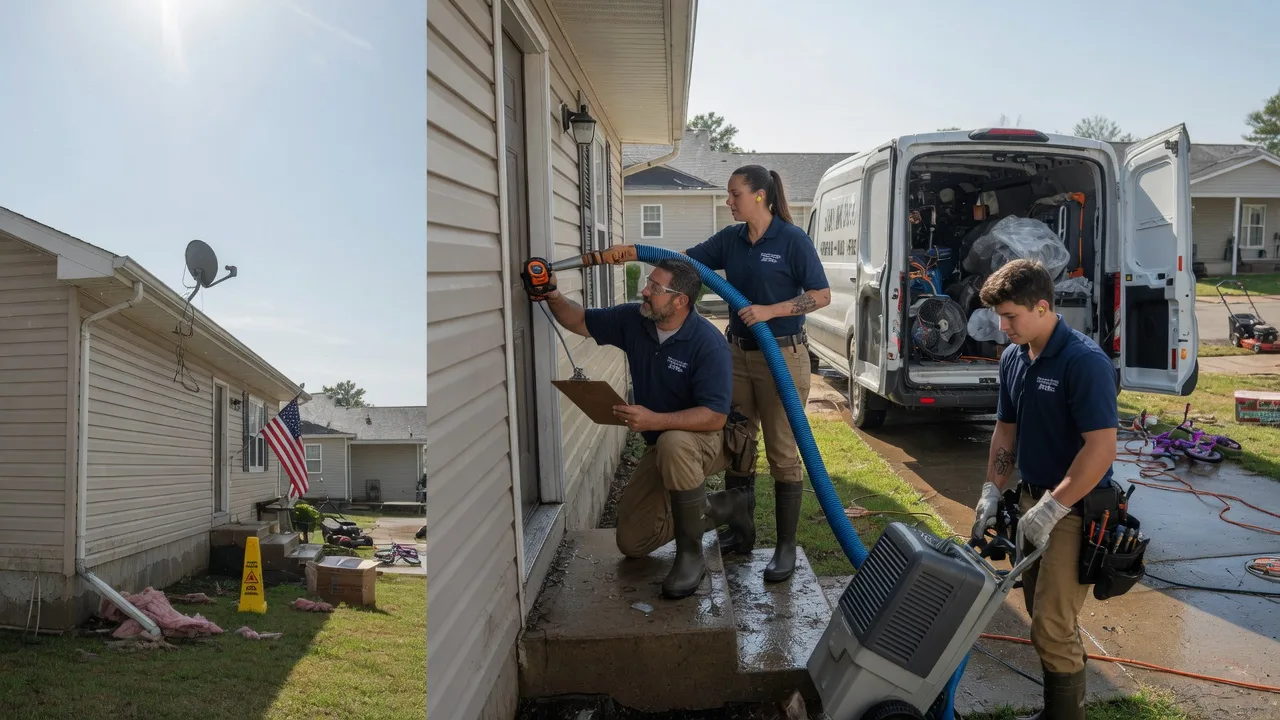Ceiling Water Damage Restoration in Milton, IN near me